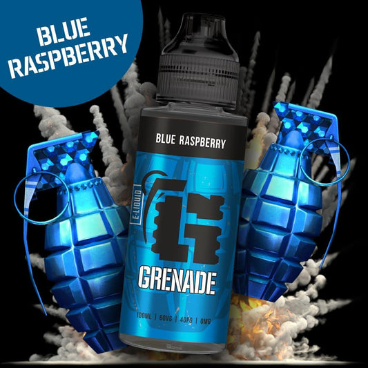 Grenade Blue Raspberry E-Liquid-100ml