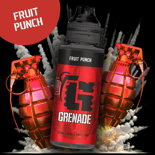 Grenade Fruit Punch E-Liquid-100ml