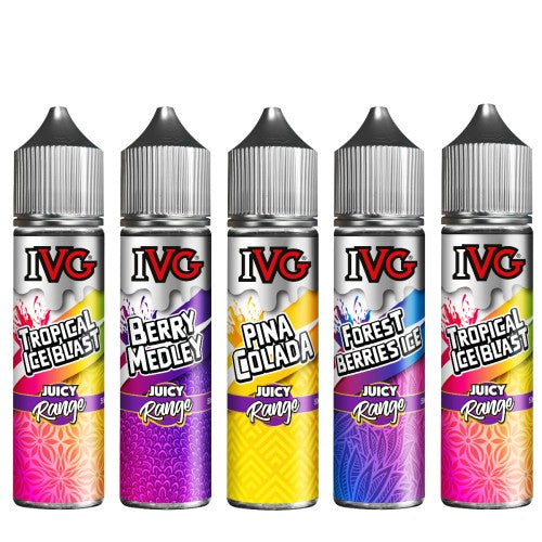 IVG Juicy Range 50ml E Liquid Shortfills -  £7.49