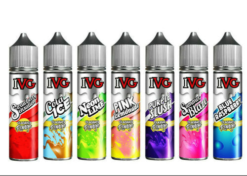 IVG Classics range 50ml E liquid Shortfills -  £7.49