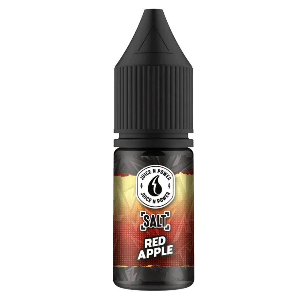 JUICE N' POWER - RED APPLE - 10ML NIC SALT PACK OF 10