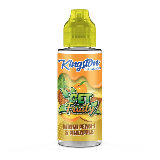 Kingston Get Fruity - Miami Peach & Pineapple - 100ml Shortfill