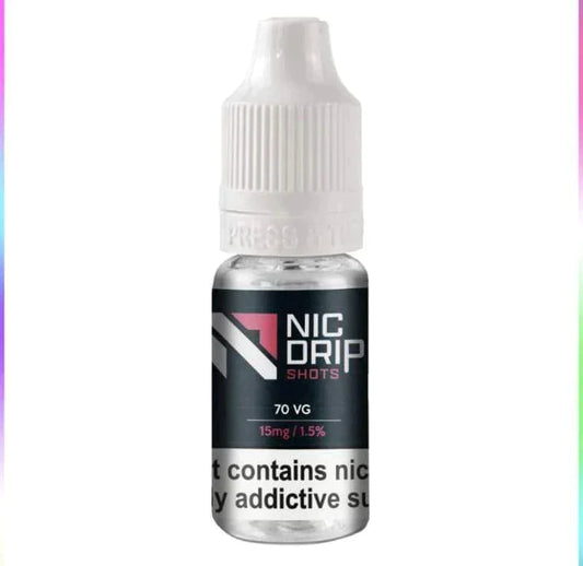 NIC DRIP - 70VG - 15MG - NICOTINE SHOT