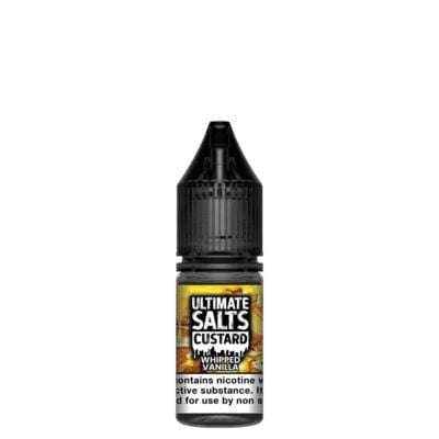 ULTIMATE SALTS - CUSTARD - WHIPPED VANILLA - 10ML NIC SALT (BOX OF 10)